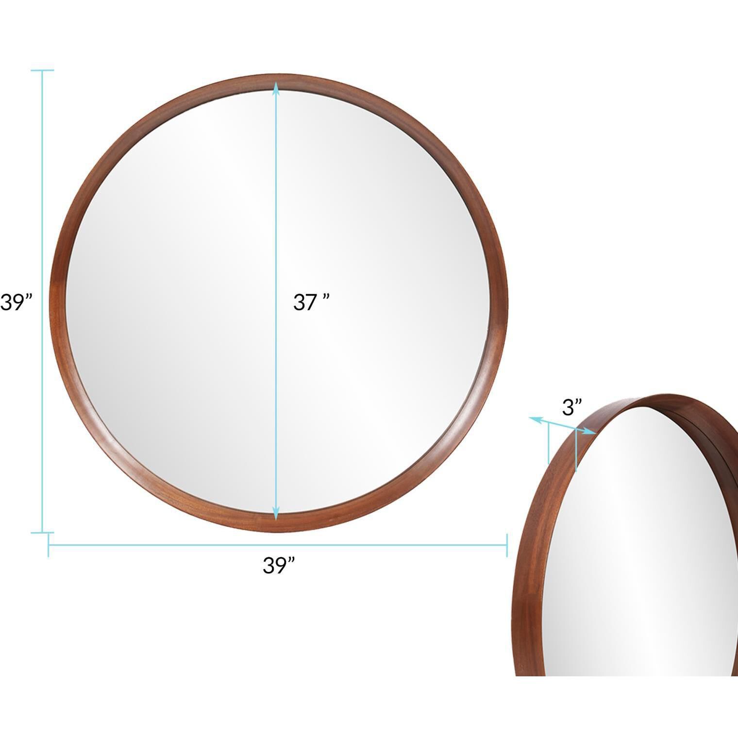 Reagan 39 X 39 inch Reddish Brown Mirror